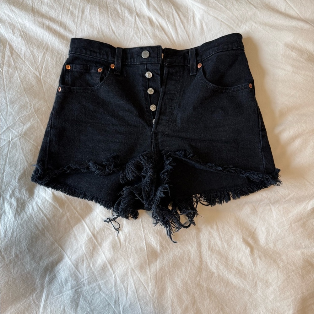Black Denim Shorts - Levi’s